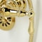Kingston Brass CA19T2 3-3/8" Tub Wall Mount Clawfoot Tub Faucet with Hand Shower, Polished Brass CA19T2 - alternate 2